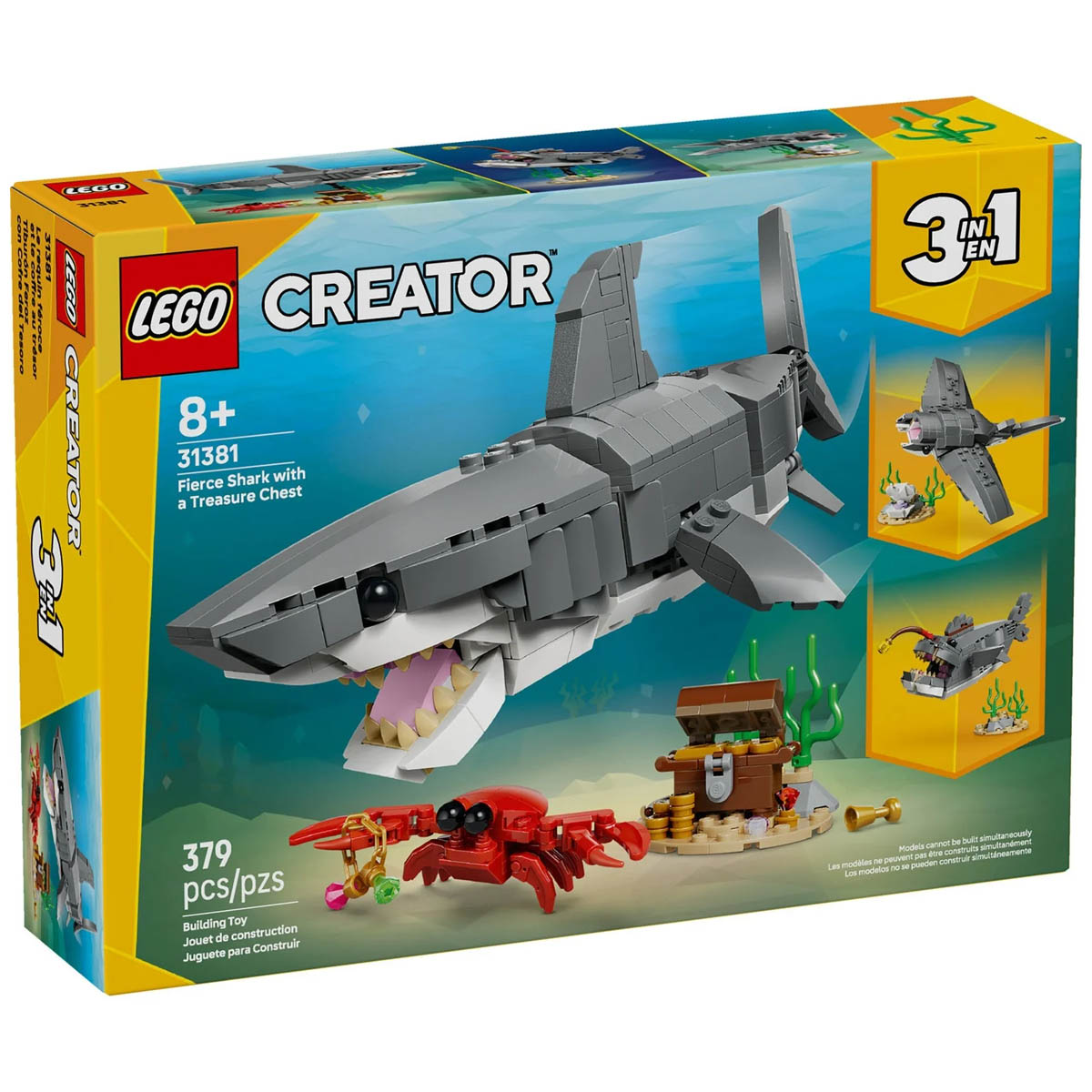 31381 LEGO® Fierce Shark with a Treasure Chest