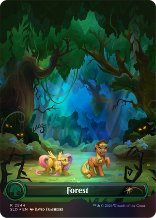 Magic The Gathering Secret Lair: My Little Pony The Lands of Equestria Foil Edition