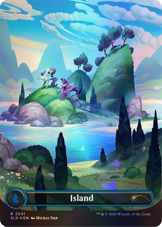 Magic The Gathering Secret Lair: My Little Pony The Lands of Equestria Foil Edition