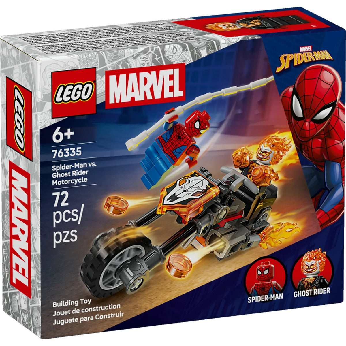 76335 LEGO® Marvel Spider-Man vs. Ghost Rider Motorcycle
