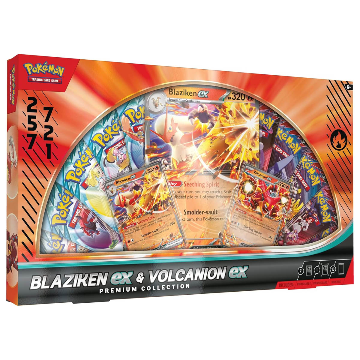 Pokémon TCG: Blaziken ex & Volcanion ex Premium Collection