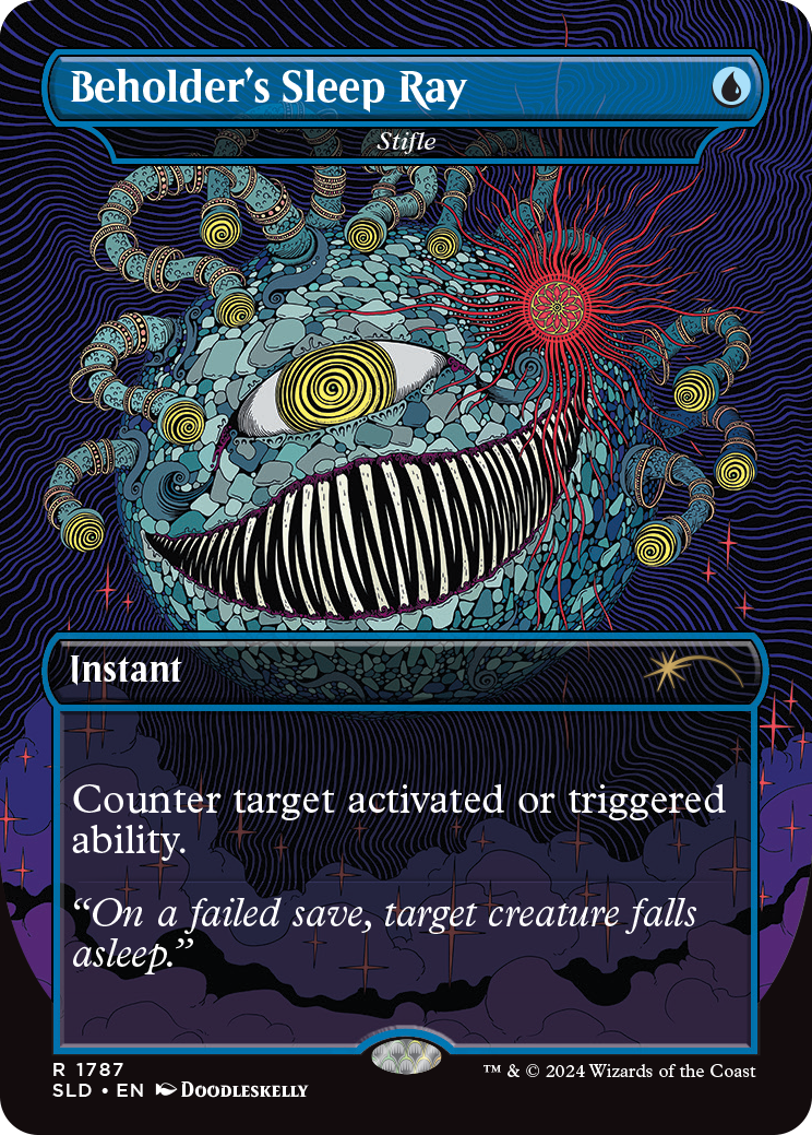 Magic The Gathering Secret Lair: Death Is in the Eyes of the Beholder I