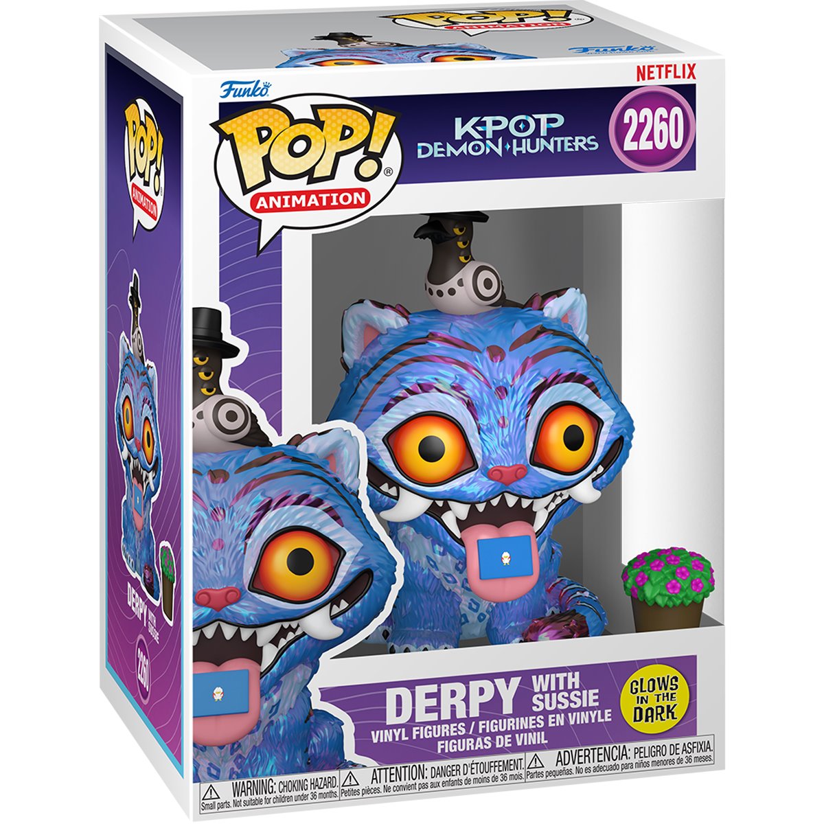 KPop Demon Hunters Derpy with Sussie Glow-in-the-Dark Funko Pop!