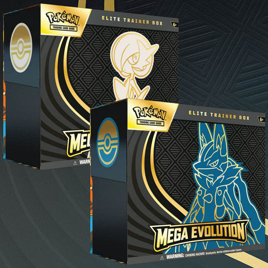 Pokémon TCG: Mega Evolution Mega Lucario & Mega Gardevoir Elite Trainer Box Set