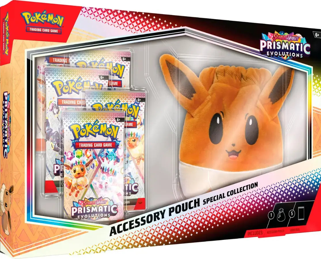 Pokémon TCG: Scarlet & Violet Prismatic Evolutions Eevee Accessory Pouch Special Collection