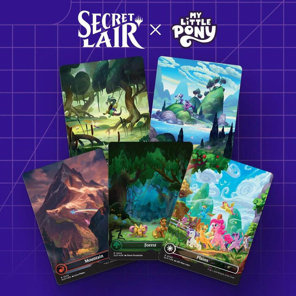 Magic The Gathering Secret Lair: My Little Pony The Lands of Equestria