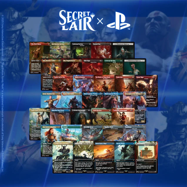 Magic The Gathering Secret Lair: Playstation Trophy Bundle