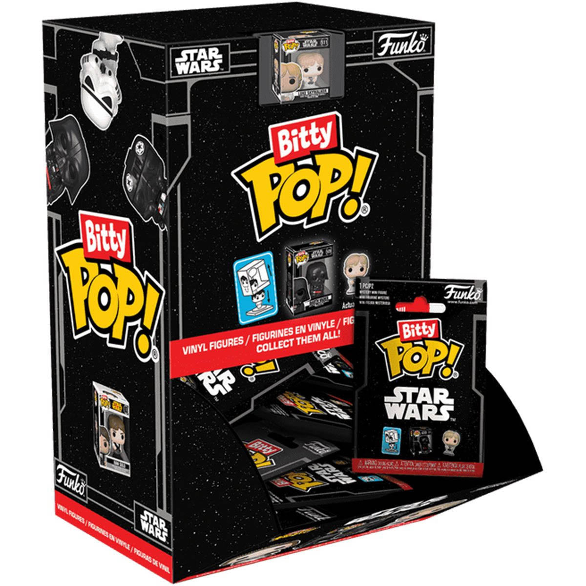 Star Wars Funko Bitty Pop! Singles Display Case of 32