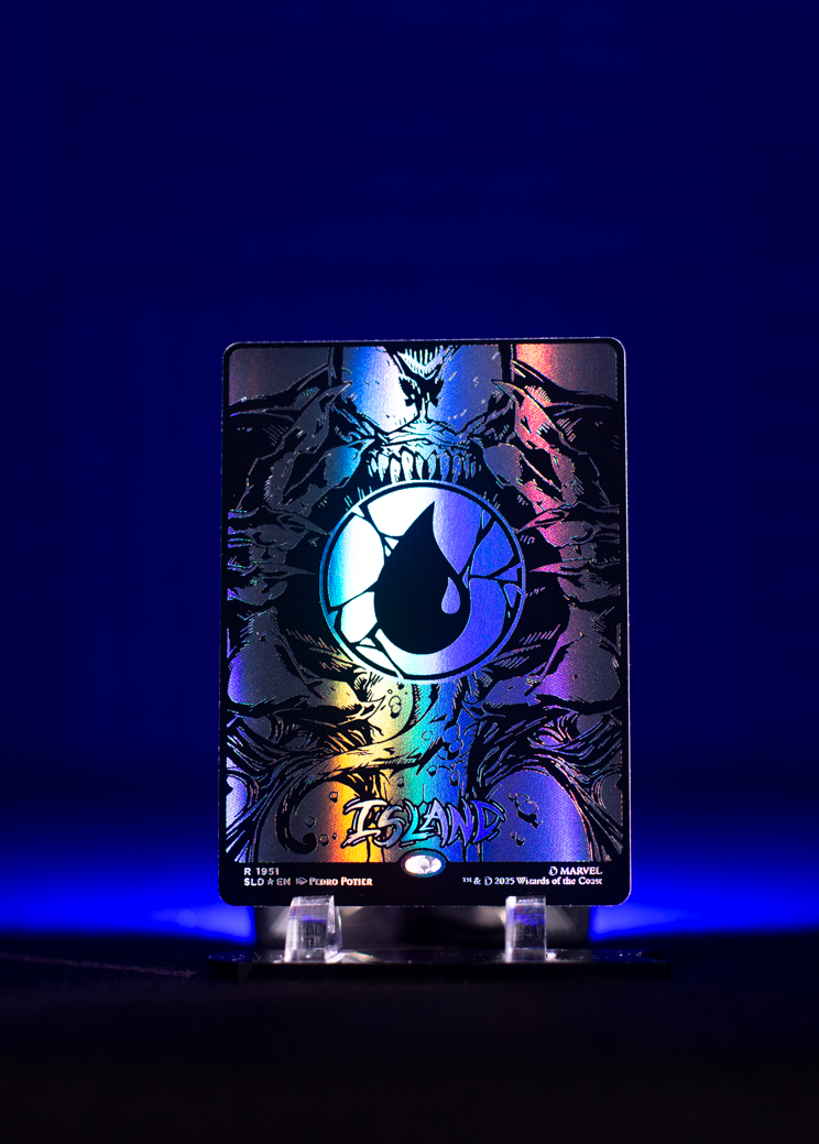 Magic The Gathering Secret Lair: Spider-Man Symbiote Raised Foil Edition