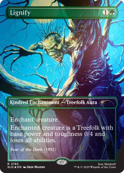 Magic The Gathering Secret Lair: Iron Maiden - Album Art Rainbow FOIL Edition