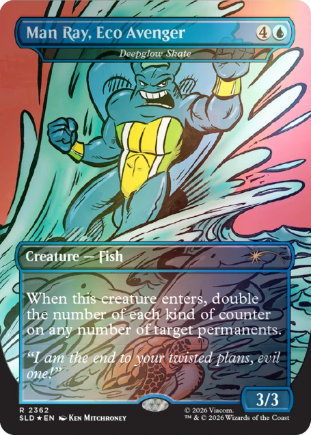 Magic The Gathering Secret Lair:  Turtle Power FOIL Bundle