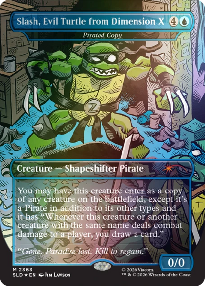Magic The Gathering Secret Lair:  Turtle Power FOIL Bundle