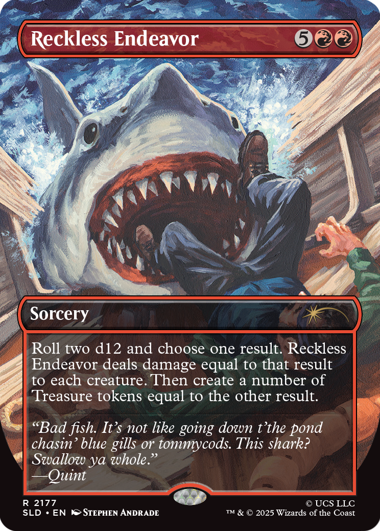 Magic The Gathering Secret Lair: Jaws - Terror of Amity Island