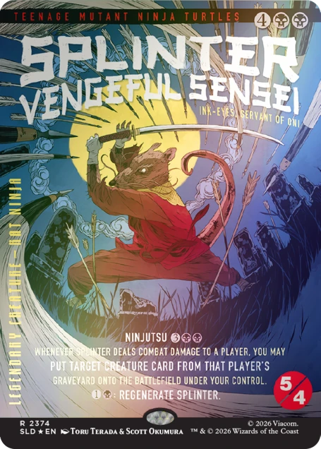 Magic The Gathering Secret Lair:  Turtle Power FOIL Bundle