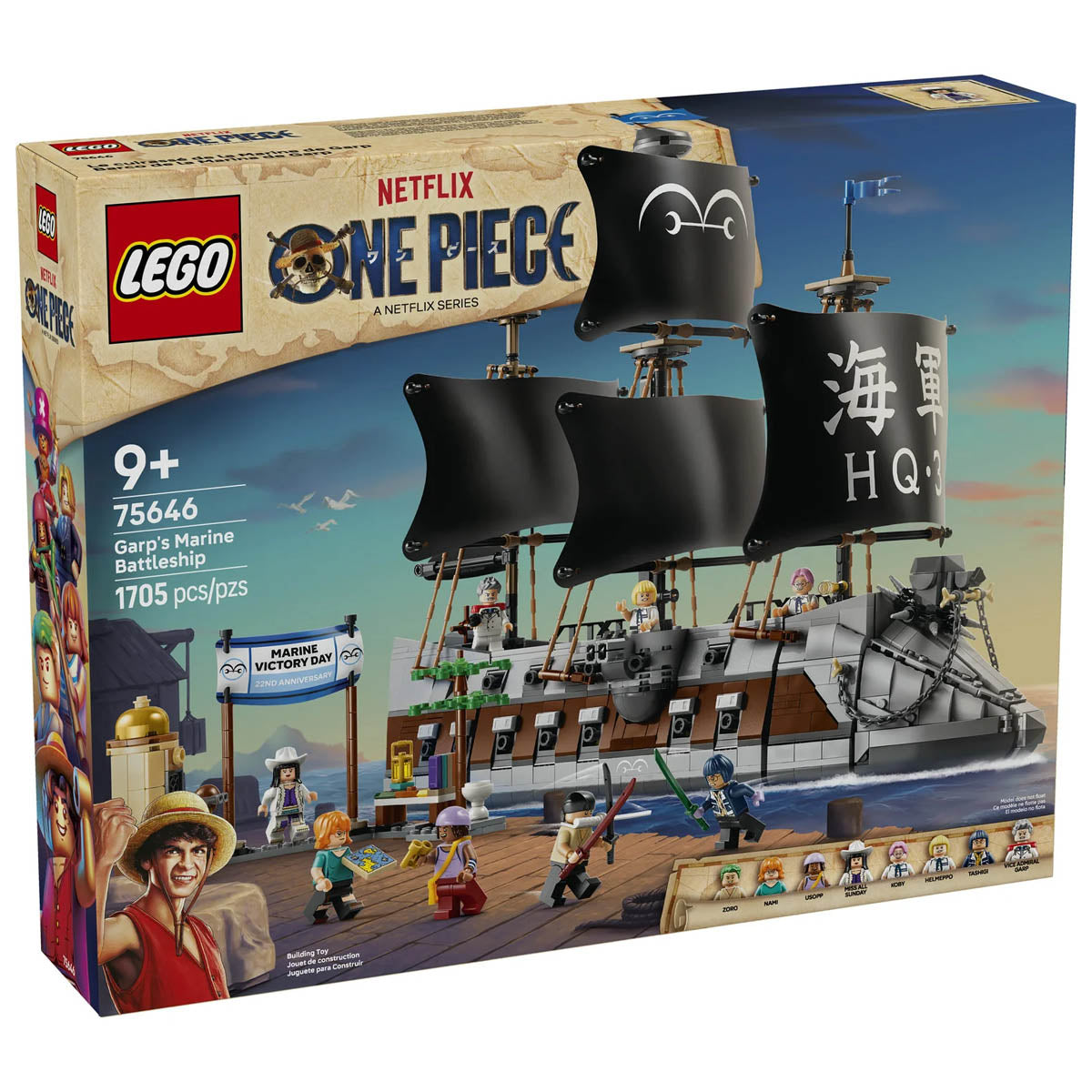 75646 LEGO® ONE Piece: Garp's Marine Battleship