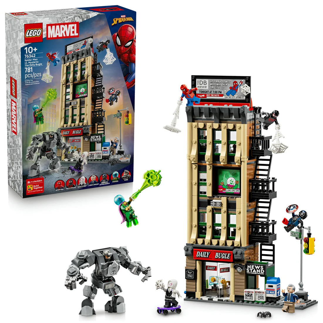 76342 LEGO® Marvel Spider-Man vs. Mysterio: The Daily Bugle