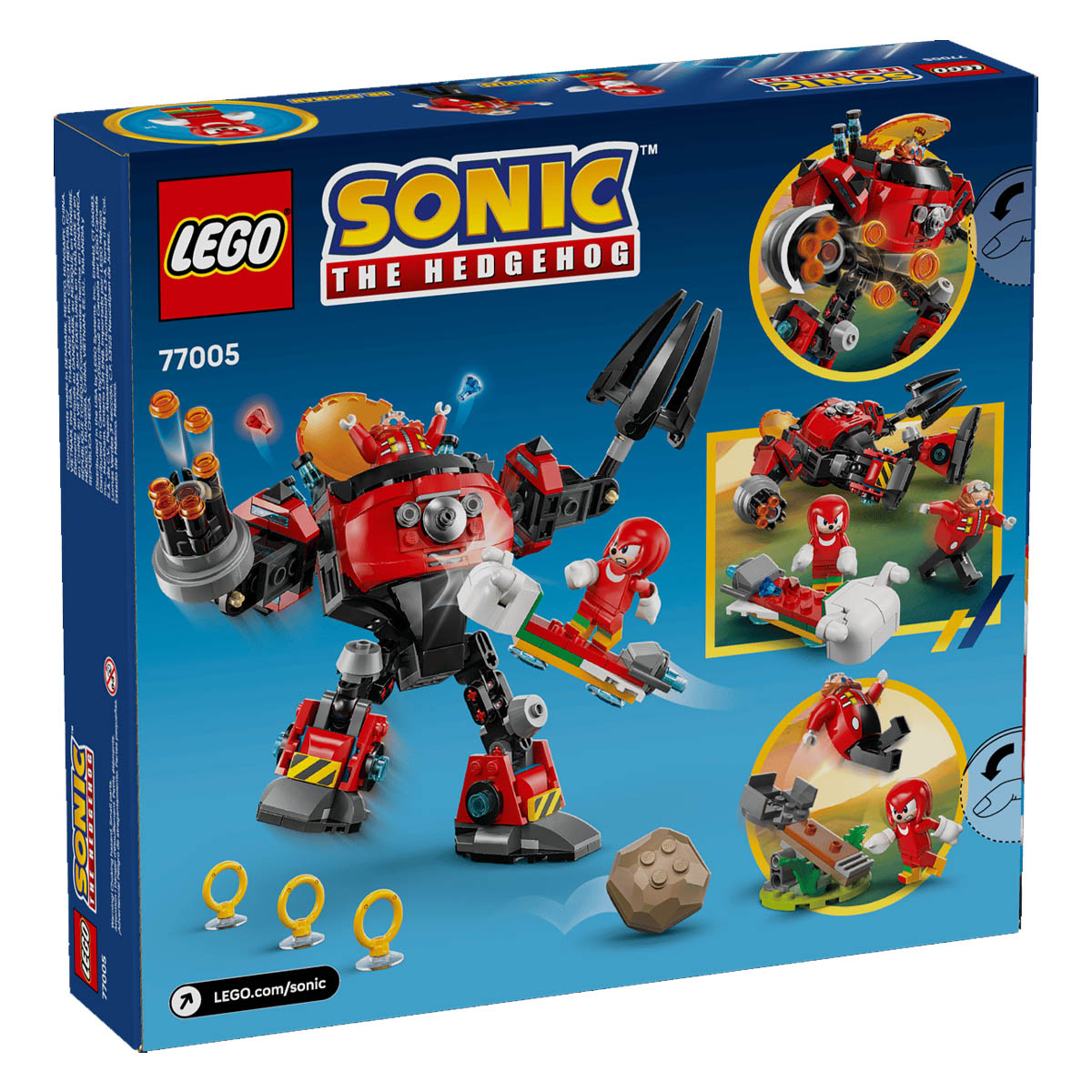77005 LEGO® Sonic the Hedgehog: Knuckles vs. Dr. Eggman Egg Crusher Mech