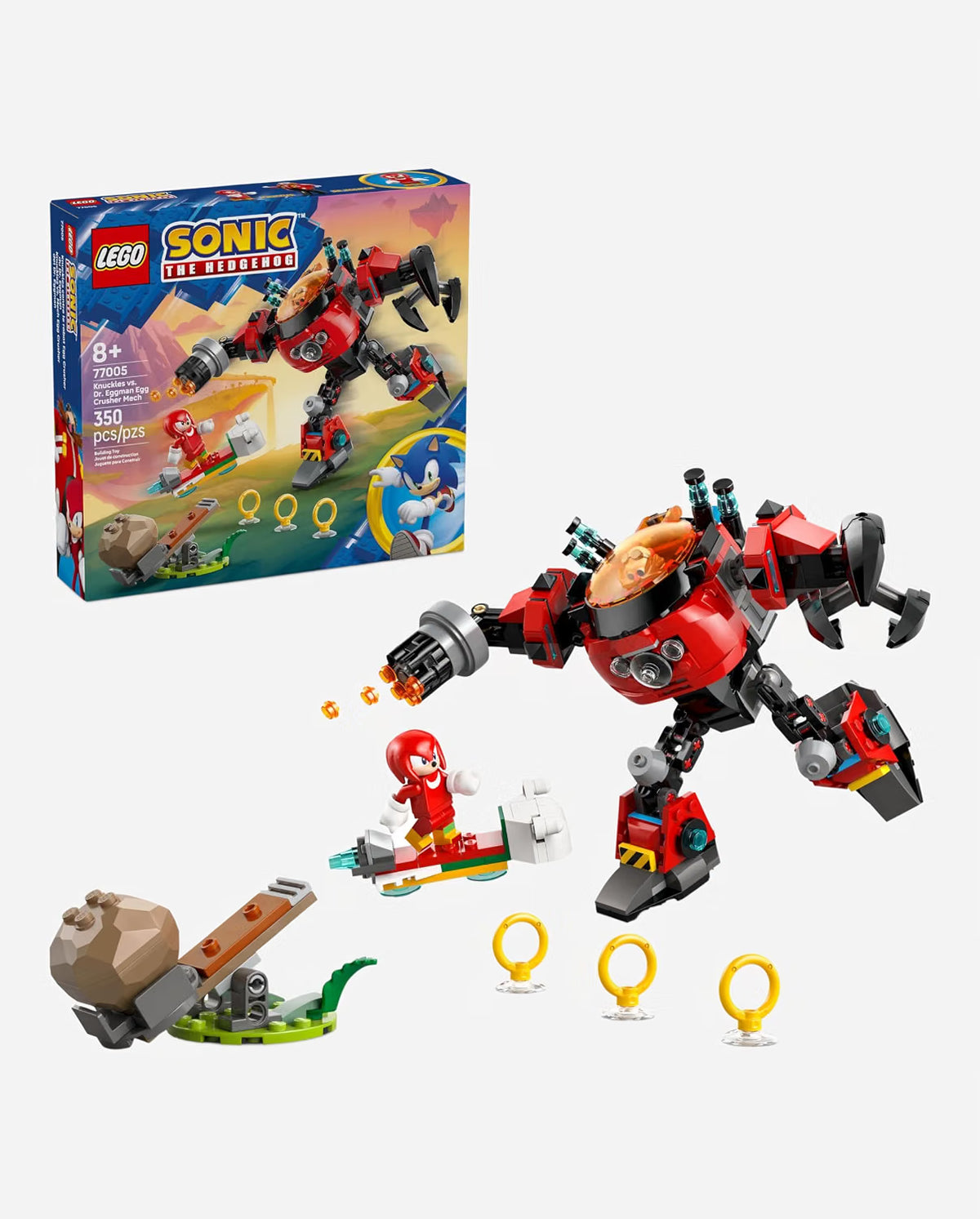 77005 LEGO® Sonic the Hedgehog: Knuckles vs. Dr. Eggman Egg Crusher Mech