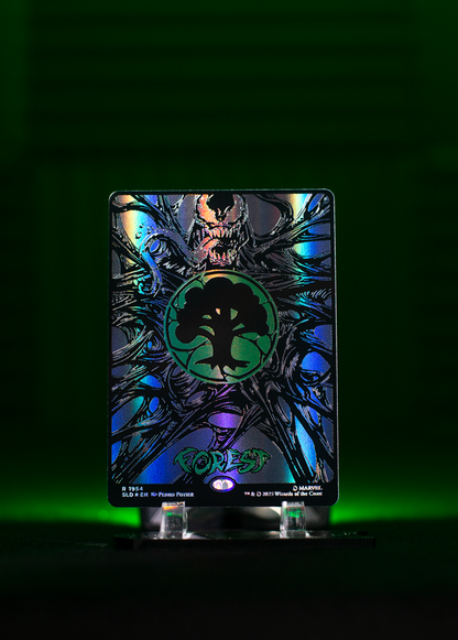Magic The Gathering Secret Lair: Spider-Man Symbiote Raised Foil Edition