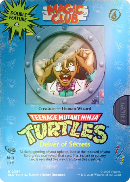 Magic The Gathering Secret Lair:  Turtle Power FOIL Bundle
