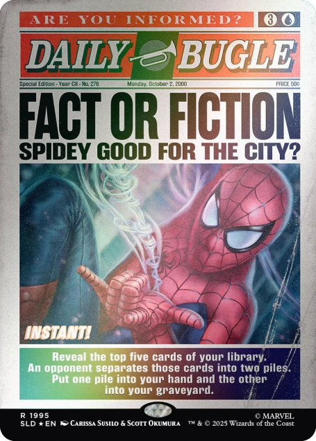 Magic The Gathering Secret Lair: Spider-Man Foil Web-Slinger Bundle