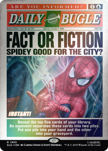 Magic The Gathering Secret Lair: Spider-Man Foil Web-Slinger Bundle