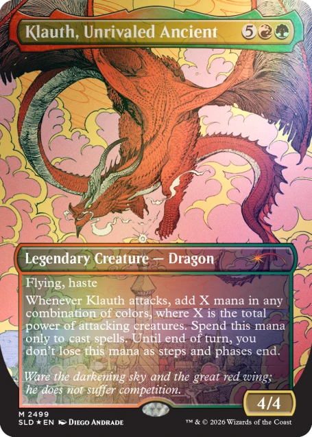 Magic The Gathering Secret Lair: Dungeons & Dragons Chromatic Dragon’s Hoard Foil Bundle