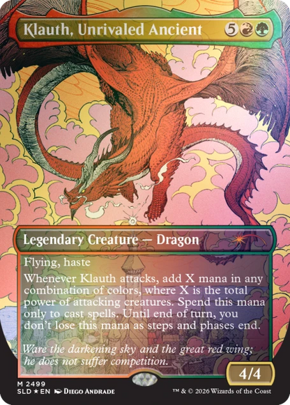 Magic The Gathering Secret Lair: Dungeons & Dragons Chromatic Dragon’s Hoard Foil Bundle