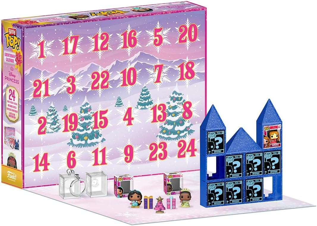 Disney Princess Funko Bitty Pop! Mini-Figure 24-Day Countdown Calendar