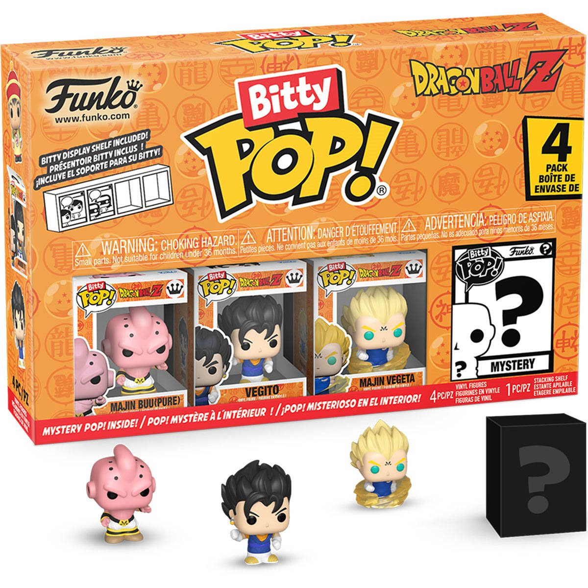 Dragon Ball Z Kid Buu Bitty Pop! Mini-Figure 4-Pack