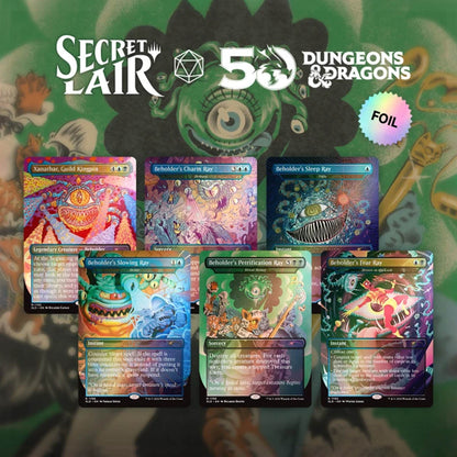 Magic The Gathering Secret Lair: Death Is in the Eyes of the Beholder I - Rainbow FOIL
