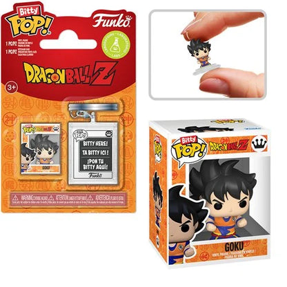 Dragon Ball Z Goku Funko Bitty Pop! Mini-Figure and Key Chain Case