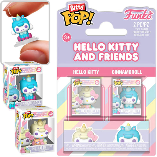 Sanrio Hello Kitty and Cinnamoroll Funko Bitty Pop! Mini-Figure 2-Pack