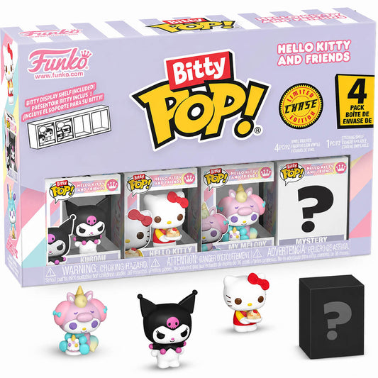 Sanrio Hello Kitty and Friends Kuromi Funko Bitty Pop! Mini-Figure 4-Pack