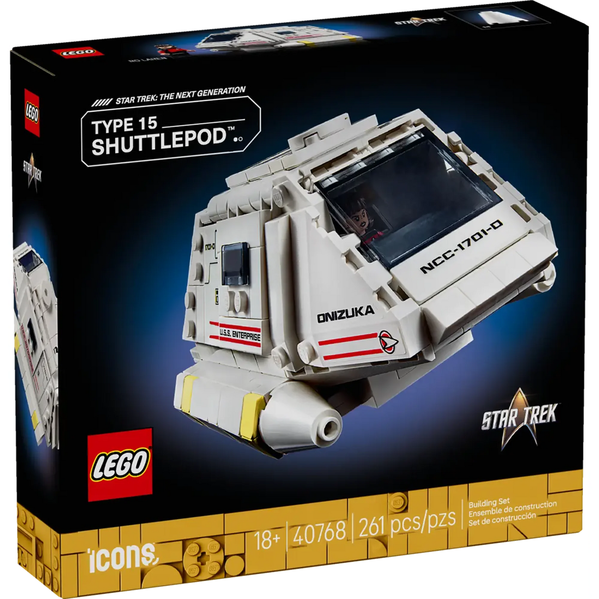10356 LEGO® Star Trek: U.S.S. Enterprise NCC-1701-D with Type 15 Shuttlepod