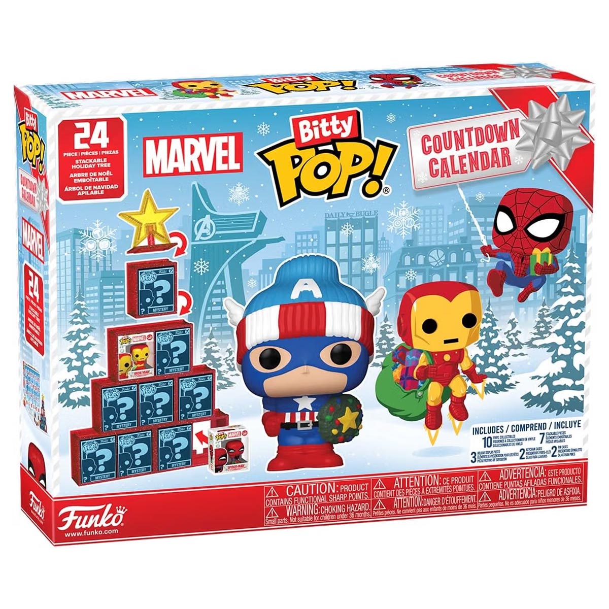 Marvel Comics Funko Bitty Pop! Mini-Figure 24-Day Countdown Calendar