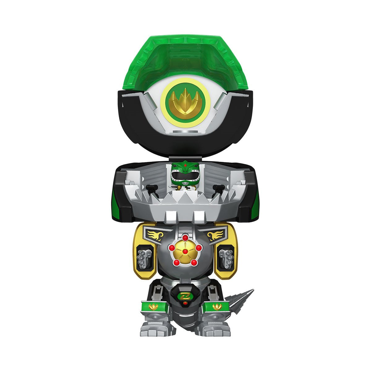 Mighty Morphin Power Rangers Dragonzord with Green Ranger Funko Bitty Pop!