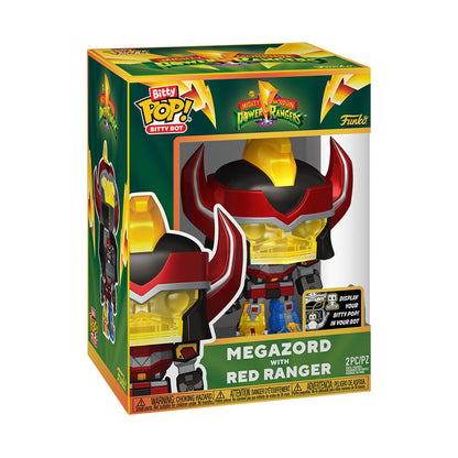 Mighty Morphin Power Rangers Megazord with Red Ranger Funko Bitty Pop!