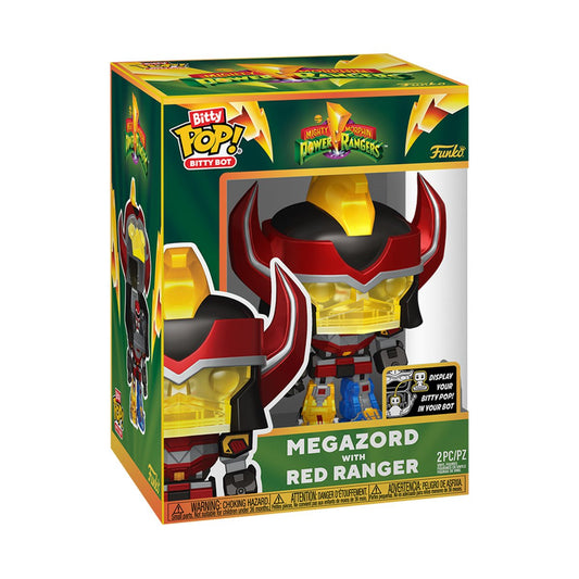 Mighty Morphin Power Rangers Megazord with Red Ranger Funko Bitty Pop!