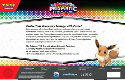 Pokémon TCG: Scarlet & Violet Prismatic Evolutions Eevee Accessory Pouch Special Collection