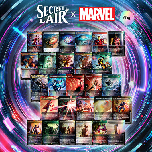 Magic The Gathering Secret Lair: Marvel The Astonishing FOIL Bundle