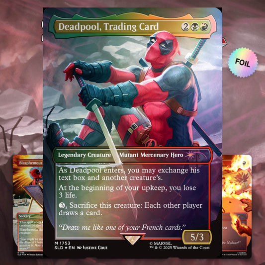 Magic The Gathering Secret Lair: Deadpool Rainbow FOIL Edition