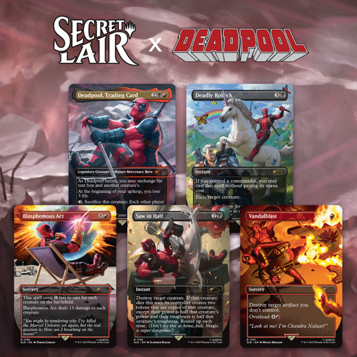 Magic The Gathering Secret Lair: Deadpool