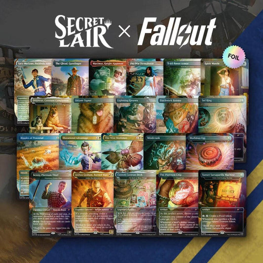 Magic The Gathering Secret Lair: Fallout Atomic-Grade FOIL Bundle and Promo Card