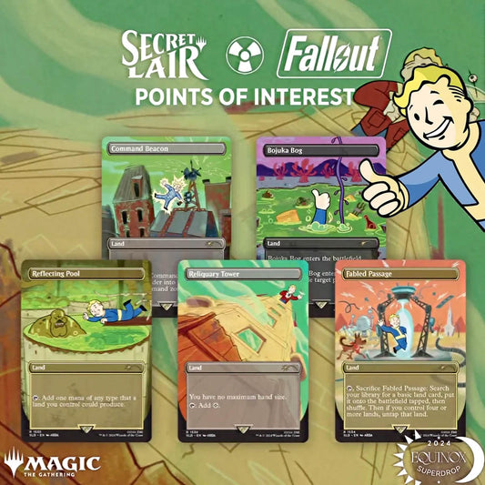 Magic The Gathering Secret Lair: Fallout Points of Interest