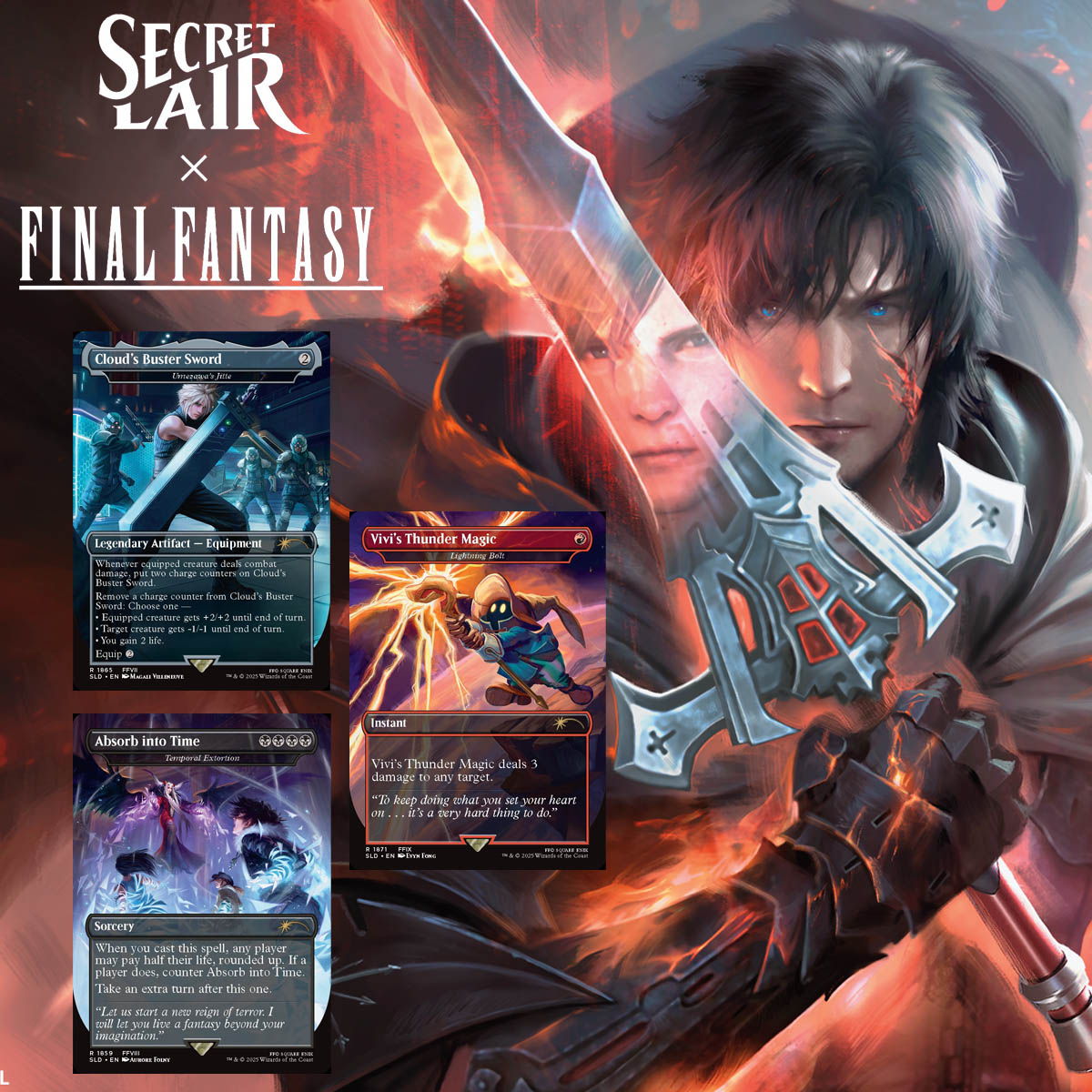 Magic The Gathering Secret Lair: Final Fantasy Collection Bundle