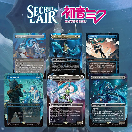 Magic The Gathering Secret Lair: Hatsune Miku Winter Diva