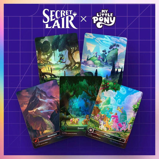 Magic The Gathering Secret Lair: My Little Pony The Lands of Equestria Foil Edition
