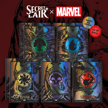 Magic The Gathering Secret Lair: Spider-Man Symbiote Raised Foil Edition