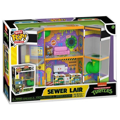 Teenage Mutant Ninja Turtles Sewer Lair Funko Bitty Pop! Box Playset